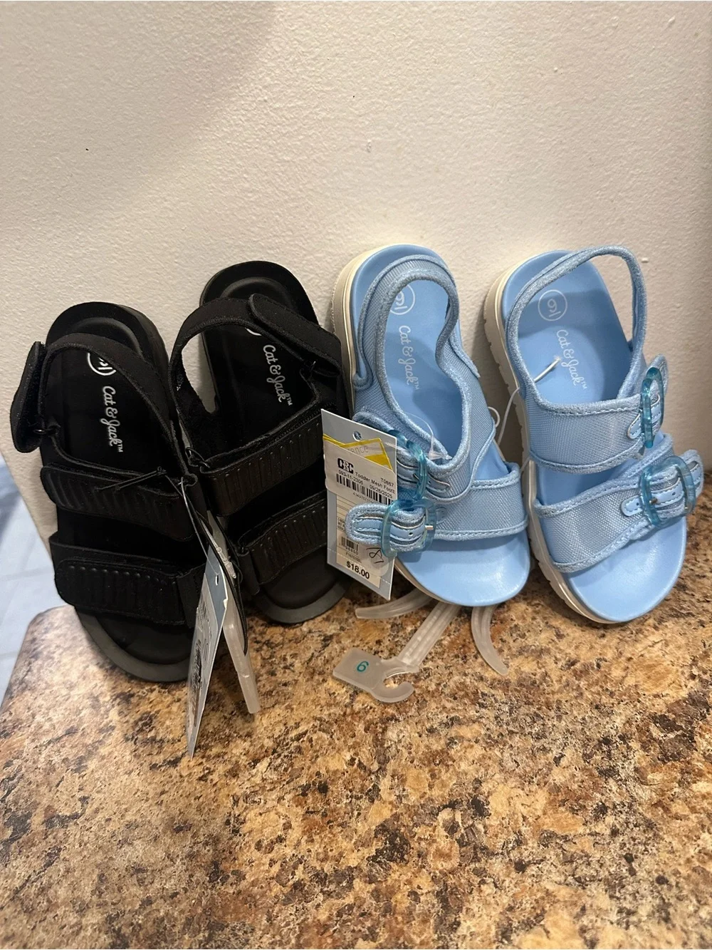 Cat & Jack Baby Blue Buckle Sandals